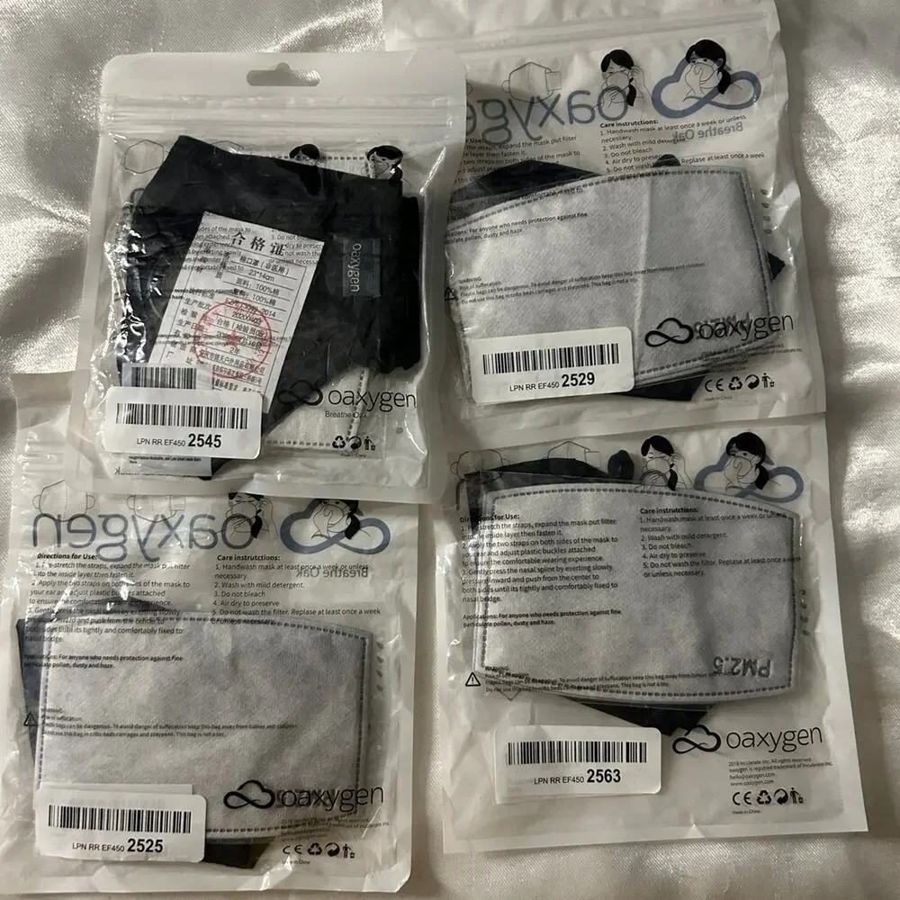 350 plus bulk face mask lot